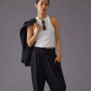 Daily Practice by Anthropologie Smocked Harem Pants S